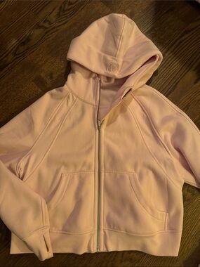 Lululemon Women’s Lightweight Zip Hoodie - Pink size S/M roomy
